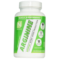 NutraKey Arginine 500mg, 100 Capsules