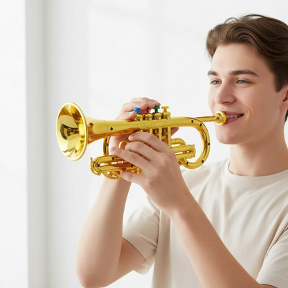Children’s Music Trumpet Toy with Colored Keys Educational Musical Toy