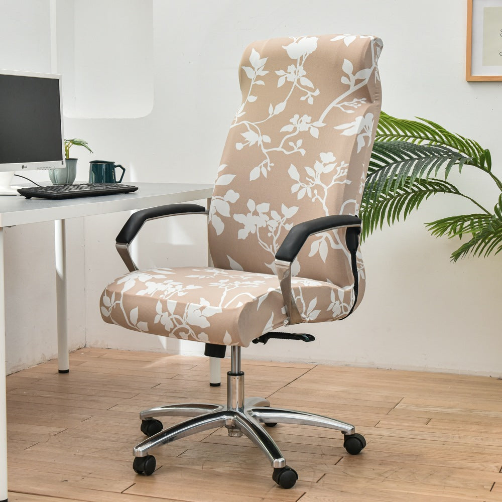 Housse de chaise de bureau pivotante pour ordinateur d'hôtel