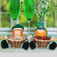 Irish St Patrick's Day Party Supplies Dwarf With Basket Doll Decoration