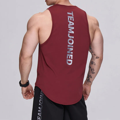 Fashion Slim Fit Breathable Sleeveless Shirt Men's