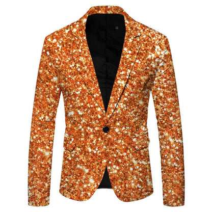 Men's New Fashion Individual Casual Suit