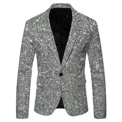Men's New Fashion Individual Casual Suit