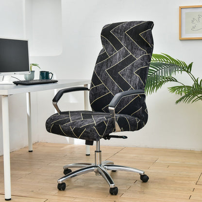 Housse de chaise de bureau pivotante pour ordinateur d'hôtel