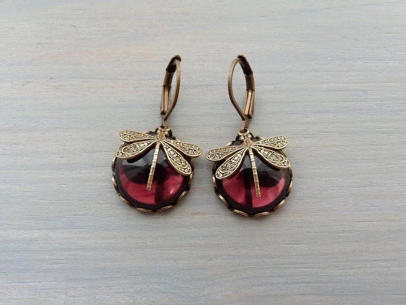 Jewelry Vintage Dragonfly Pattern