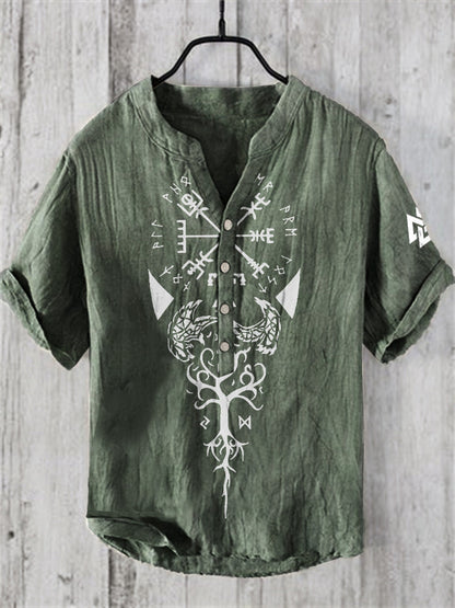 Plus Size Digital Printing Men's Short Sleeve