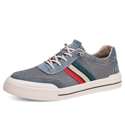 Men's No-tie Hollow Breathable Casual Shoes All-matching