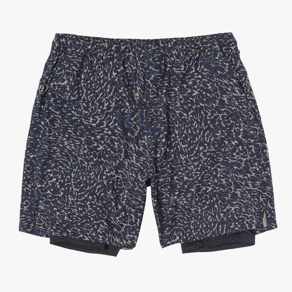 Fitness Summer Sports Casual Solid Color Camouflage Double-layer Shorts Men