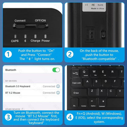 Ipad Protective Case Luminous Bluetooth Keyboard Leather Sheath
