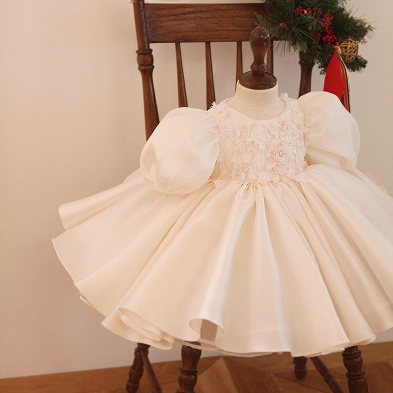 Robe Cérémonie 1 An Bébé Fille Style Princesse