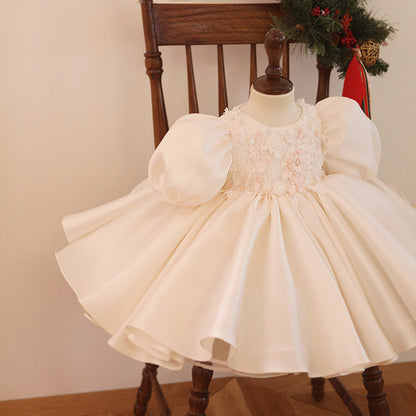 Robe Cérémonie 1 An Bébé Fille Style Princesse