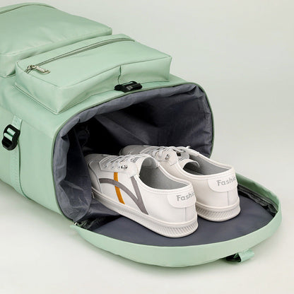 Men's And Women's Large Capacity Dry Wet Separation Fitness Backpack Short-distance Luggage Bag