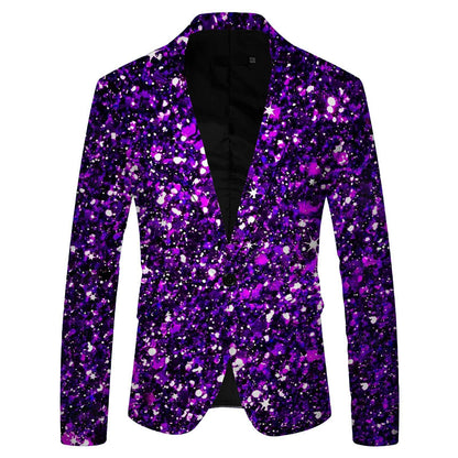 Men's New Fashion Individual Casual Suit