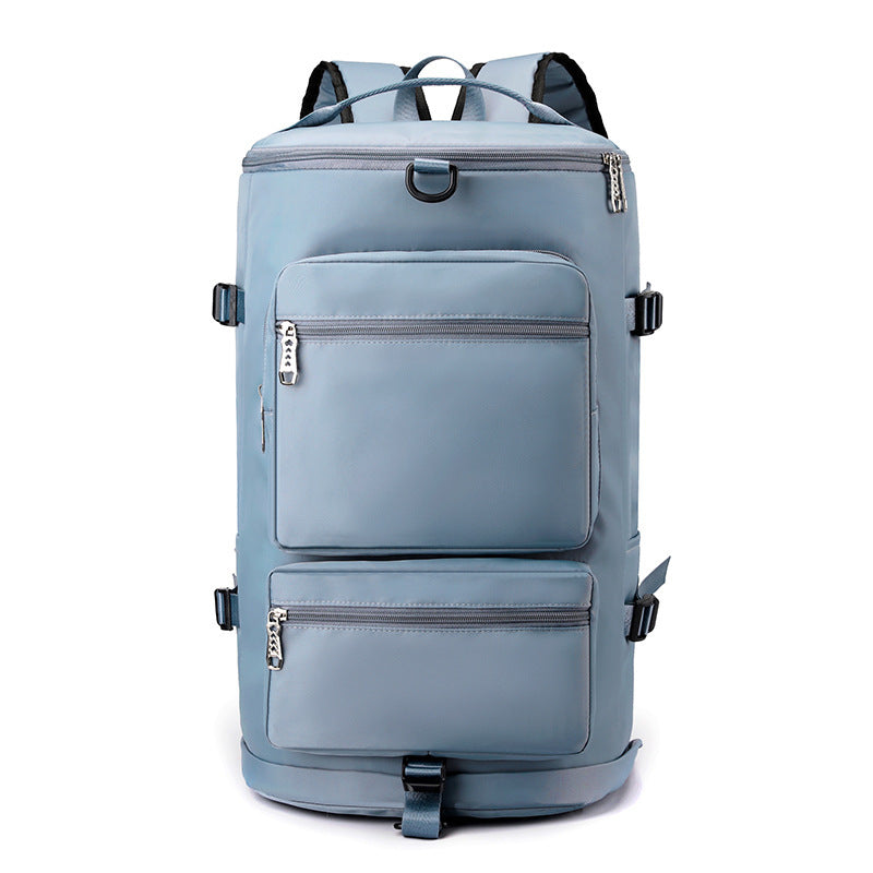 Men's And Women's Large Capacity Dry Wet Separation Fitness Backpack Short-distance Luggage Bag