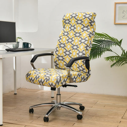 Housse de chaise de bureau pivotante pour ordinateur d'hôtel