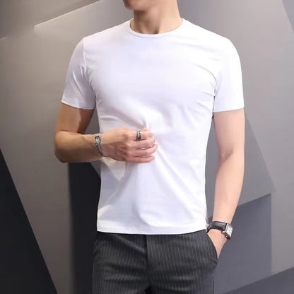 Chinese Style Embroidery Men’s T-Shirt – Cotton Blend | S–XXXL