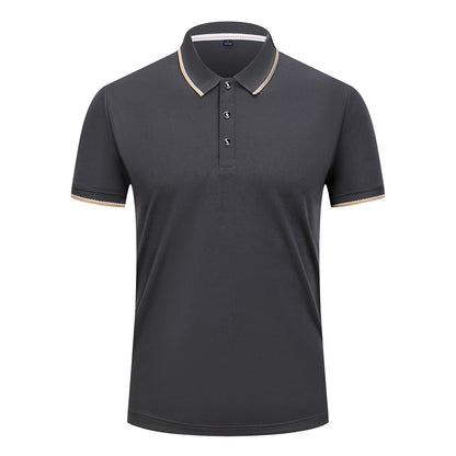 Quick-drying Polo Shirt Men's Lapel Short Sleeve