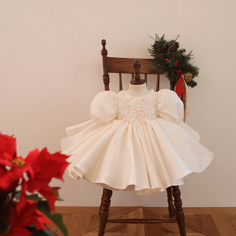 Robe Cérémonie 1 An Bébé Fille Style Princesse