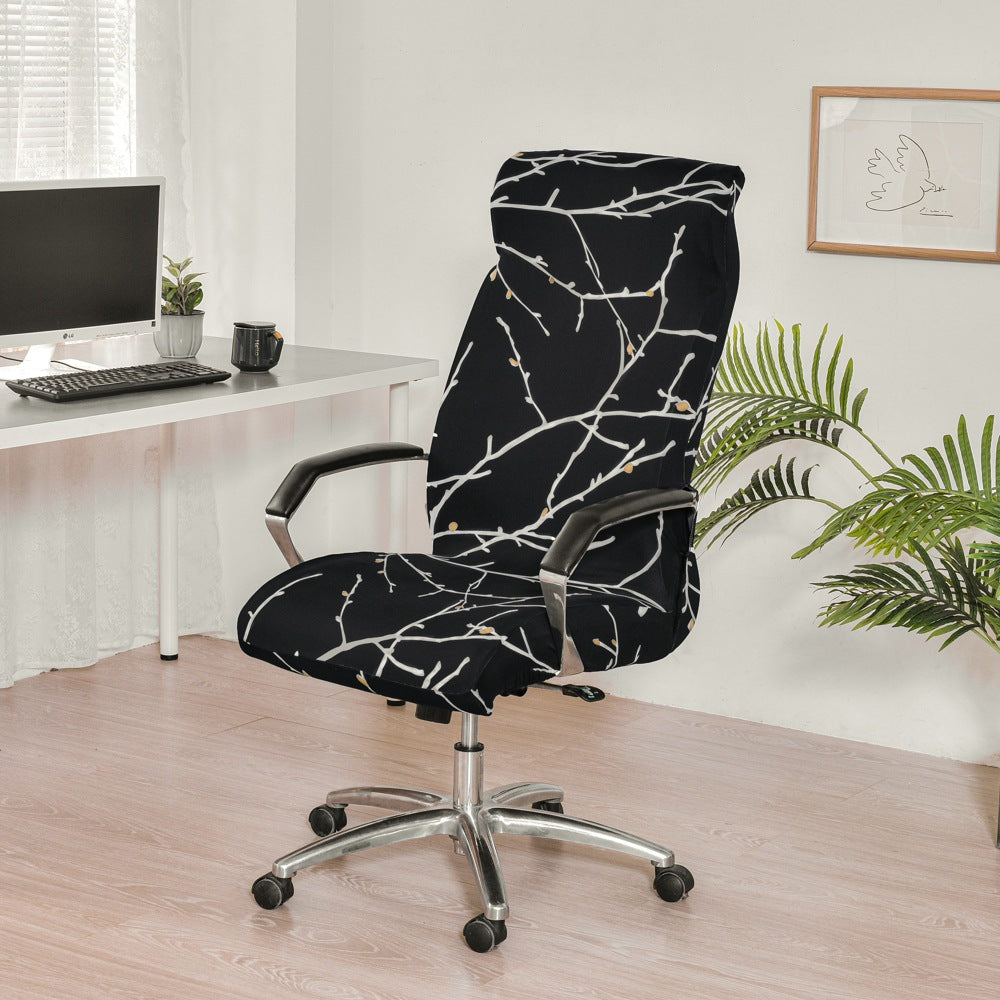Housse de chaise de bureau pivotante pour ordinateur d'hôtel