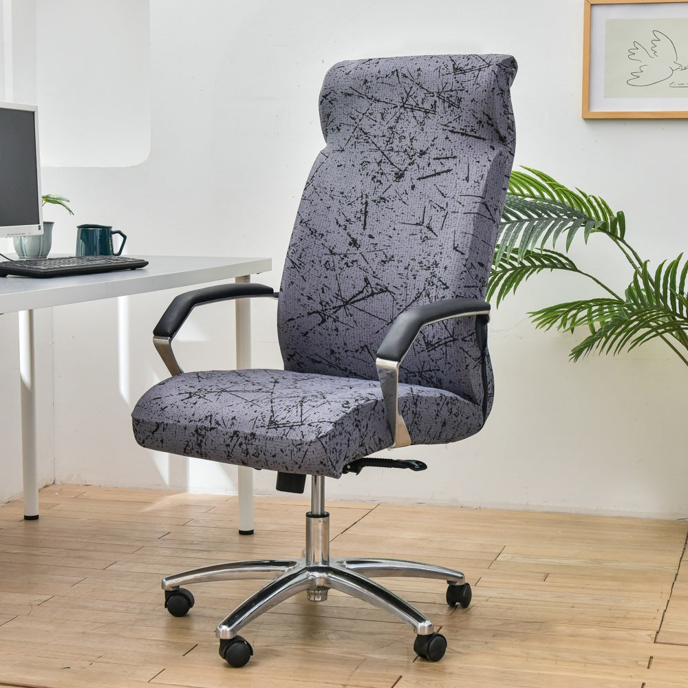 Housse de chaise de bureau pivotante pour ordinateur d'hôtel