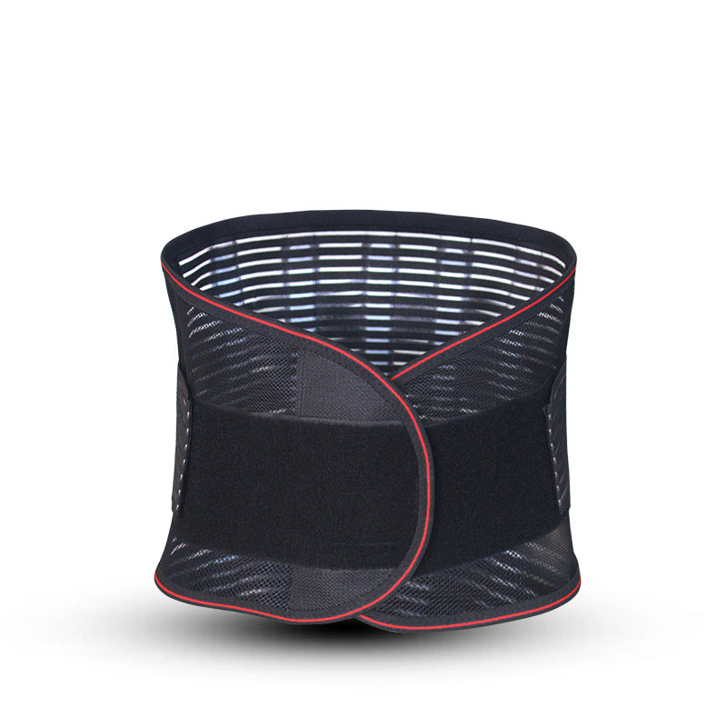 Ceinture de soutien lombaire en maille d'été grande taille avec compression
