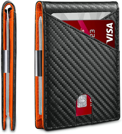 Inner And Outer Leather Anti-theft Swiping Men's Card Holder