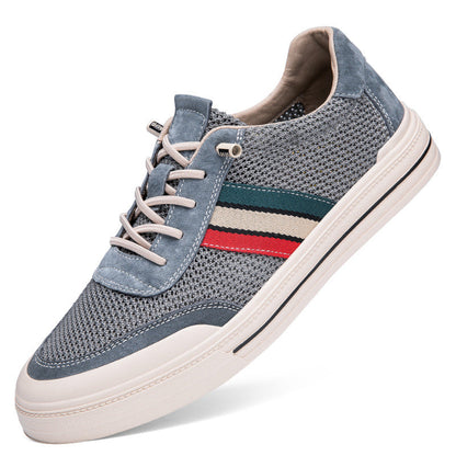Men's No-tie Hollow Breathable Casual Shoes All-matching