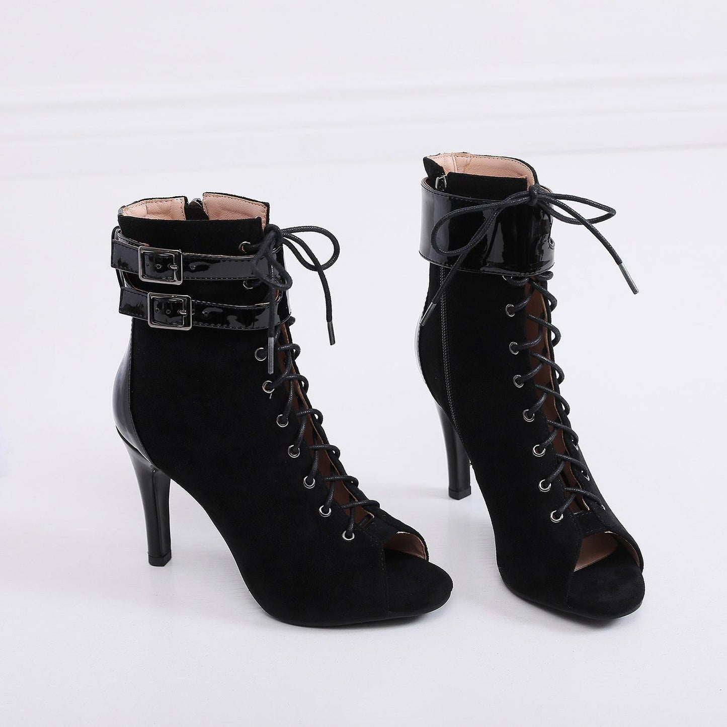 Stiletto Peep-toe Mesh High Heel Sandals