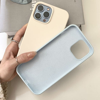 Liquid Silicone Full-Coverage iPhone 16 Case – Camera Protection, Anti-Fingerprint | 18 Colors