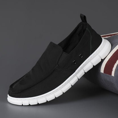 Men's Canvas Shoes Lightweight Breathable All-match Low Top