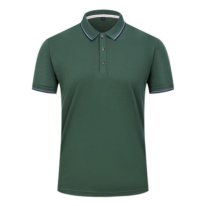 Quick-drying Polo Shirt Men's Lapel Short Sleeve