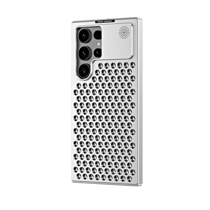 Spring Fastener Magnetic Suction Aluminum Alloy Heat Dissipation S24ultra Phone Case