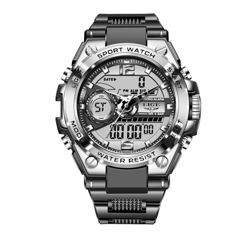 Dual Display Quartz Fashion Sports Watch – Advanced Electronic