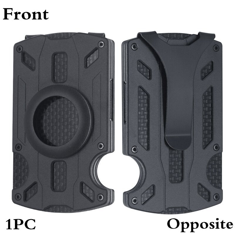 Fashion Personality Aluminum Alloy Men's Wallet Card