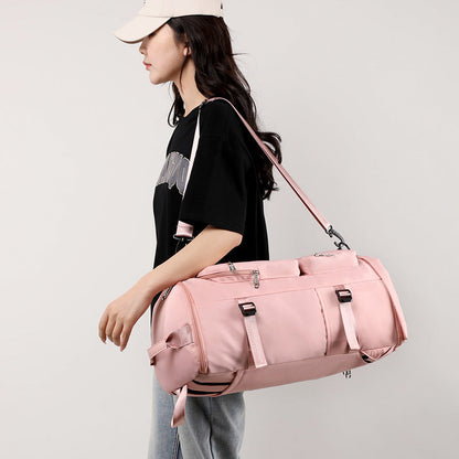 Men's And Women's Large Capacity Dry Wet Separation Fitness Backpack Short-distance Luggage Bag