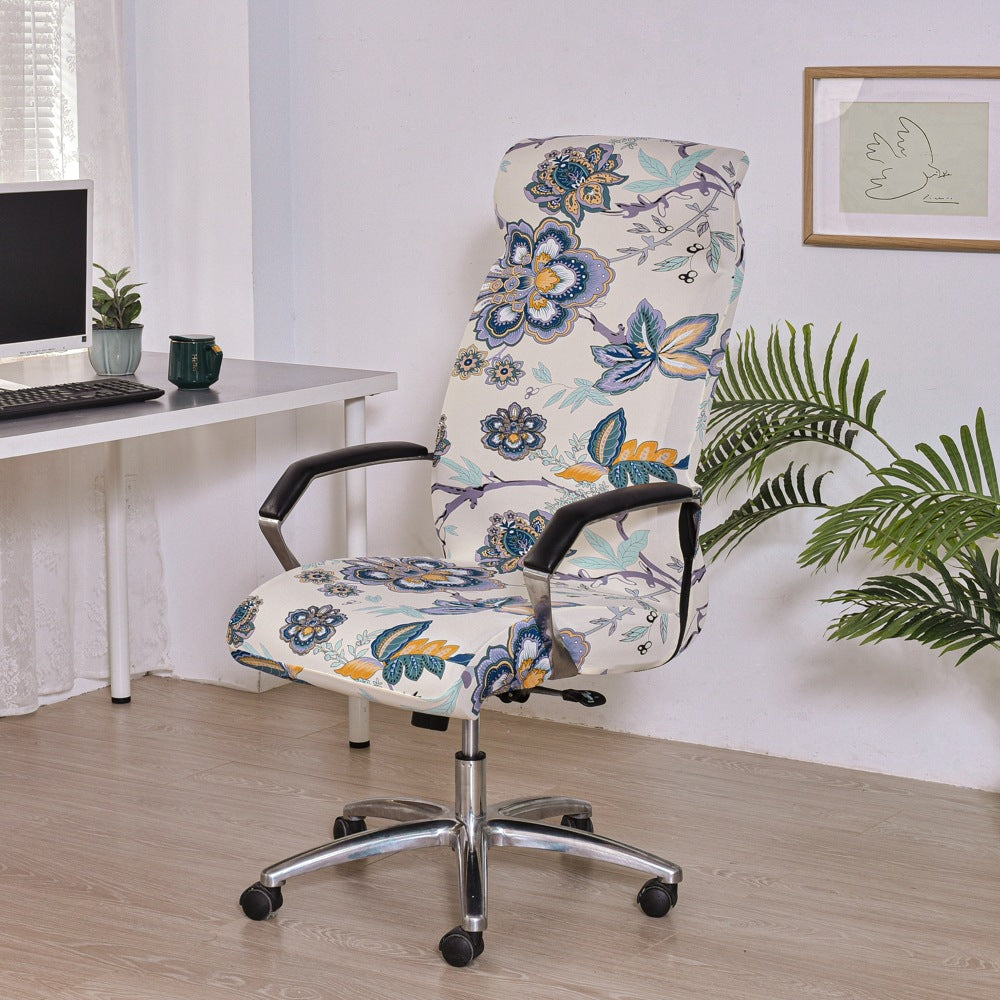 Housse de chaise de bureau pivotante pour ordinateur d'hôtel
