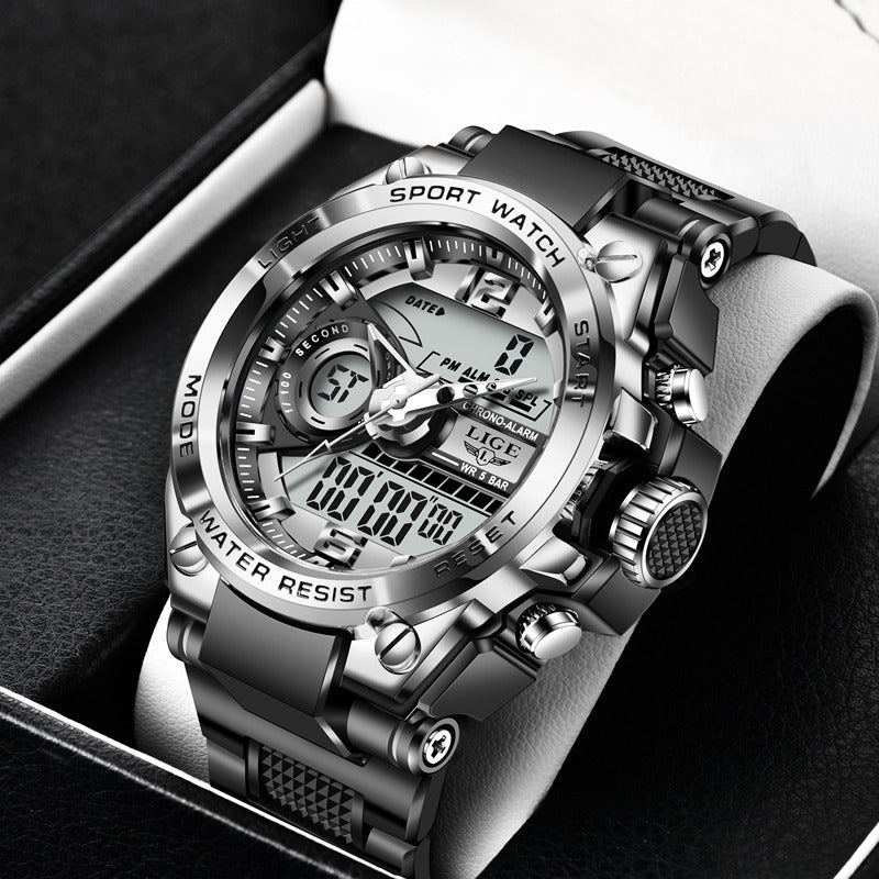 Dual Display Quartz Fashion Sports Watch – Advanced Electronic
