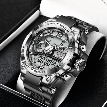 Dual Display Quartz Fashion Sports Watch – Advanced Electronic