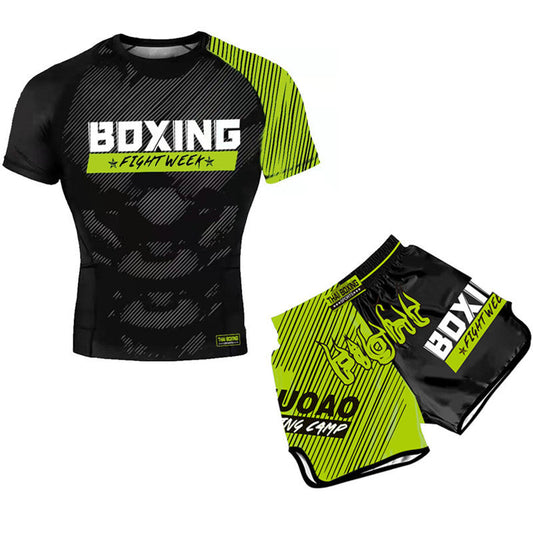 Muay Thai Shorts Clothes For Sanda Boxing Costume Children's Clothes For Sanda Fighting Shorts Muay Thai Free Fight Tights Suit