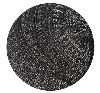 Warm Hat Thickening Not Fleece-lined Knitting Plus Fur Ball