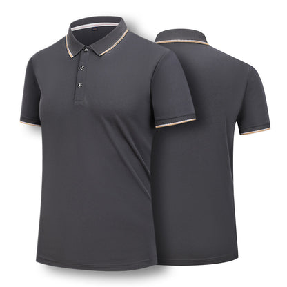 Quick-drying Polo Shirt Men's Lapel Short Sleeve