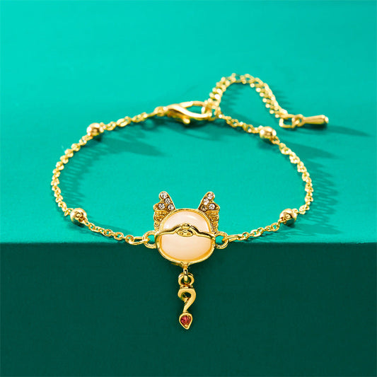 Bracelet en alliage tendance, style Dragon du Zodiaque, exagéré et personnalisé