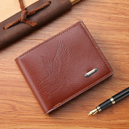 Business Casual Horizontal Fashion Large Capacity New Men's Wallet