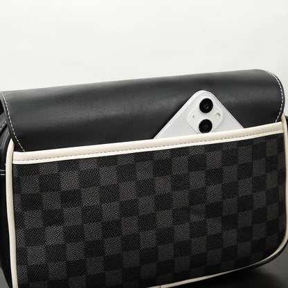 New Men's Casual Horizontal Commuting Business Shoulder Bag