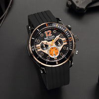 Multifunctional Timing Luminous Waterproof Silicone Sports Watch