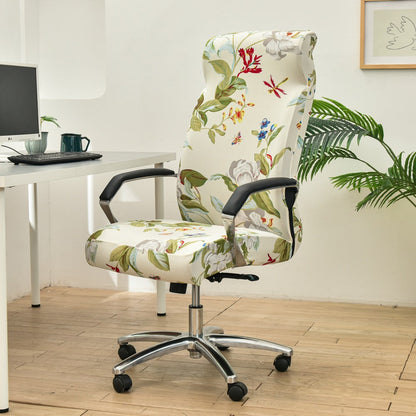Housse de chaise de bureau pivotante pour ordinateur d'hôtel