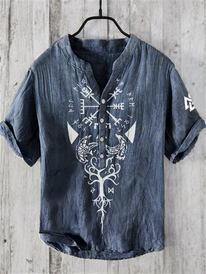 Plus Size Digital Printing Men's Short Sleeve