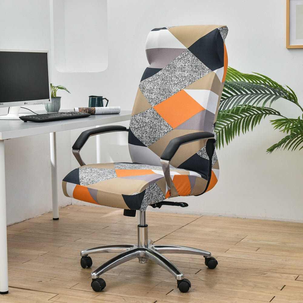 Housse de chaise de bureau pivotante pour ordinateur d'hôtel