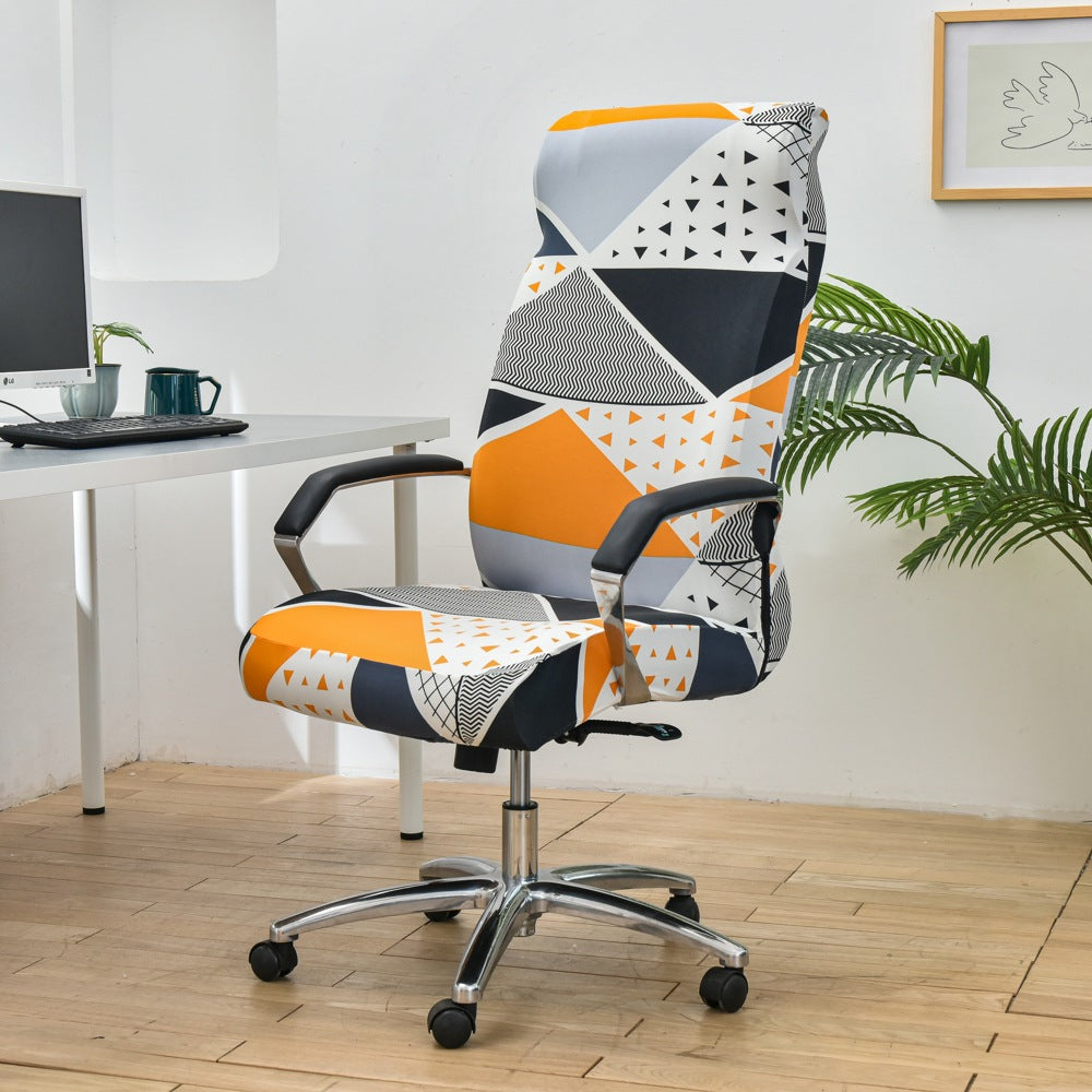 Housse de chaise de bureau pivotante pour ordinateur d'hôtel