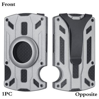 Fashion Personality Aluminum Alloy Men's Wallet Card